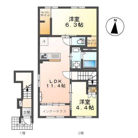 Ｌｉｂｅｒｔｅ 間取り図画像