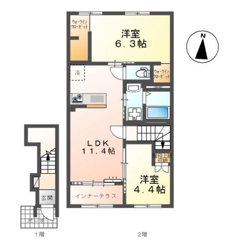 Ｌｉｂｅｒｔｅ 間取り図画像
