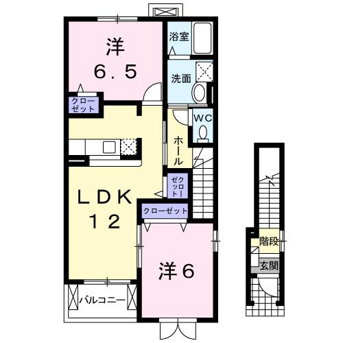 ＴＤ下南部Ⅱ（203） 間取り図画像