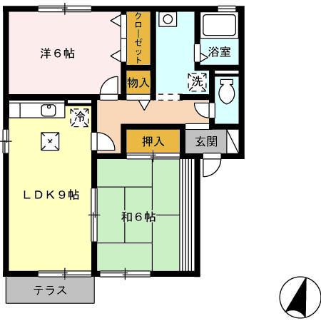 パークサイドヴィラ　C棟（101） 間取り図画像