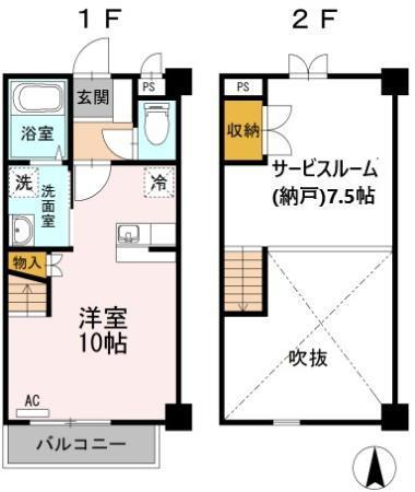 チェリースメル（202） 間取り図画像