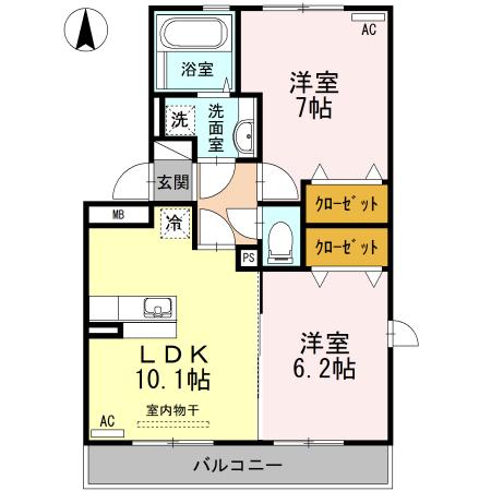 シャン・ドゥダン・パトリ（201） 間取り図画像