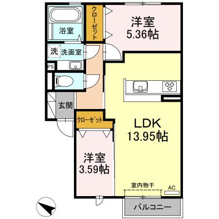 COZYマンション（205） 間取り図画像