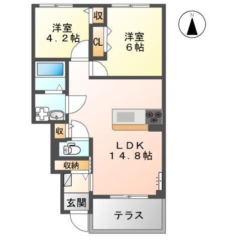 フロムＳ 間取り図画像