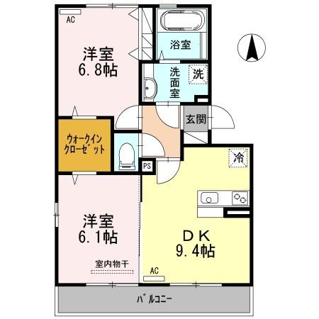 ネオグランデ（303） 間取り図画像