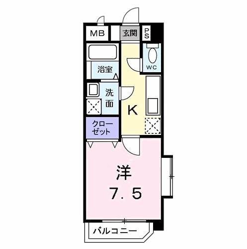 アヴァンティ（101） 間取り図画像