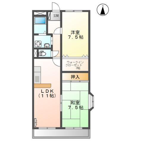 ハウスローリエ 間取り図画像