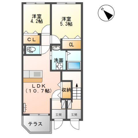 Ｃａｓａ　Ｂｅｌｌａ　Ｌｕｃｅ 間取り図画像