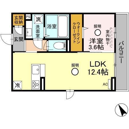 セレブ武蔵塚（205） 間取り図画像