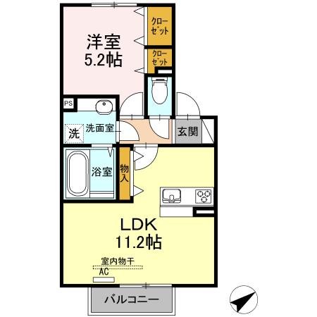サクラハイム（202） 間取り図画像