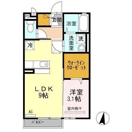 ラ・カンパニータ（202） 間取り図画像