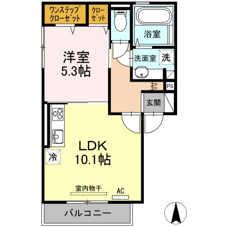 Stay Grateful（ステイ　グレイトフル）（201） 間取り図画像