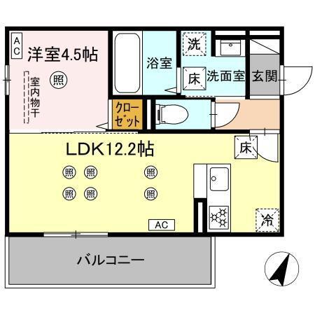 ザ　スターリング新外（101） 間取り図画像