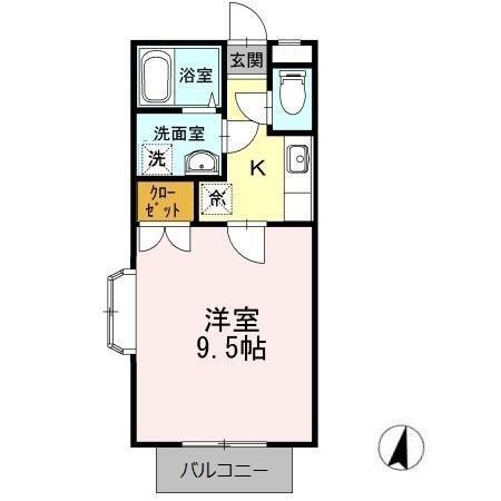 グリーンヒル（201） 間取り図画像