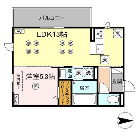 カトルカールⅡ（105） 間取り図画像
