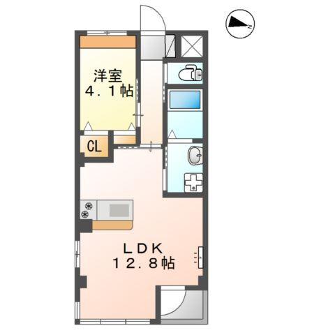 アムール菊陽 間取り図画像