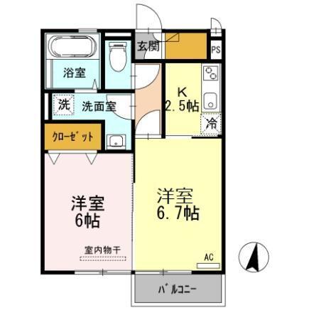 アヴァンツァーレ（202） 間取り図画像