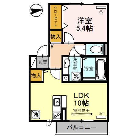 ハイツ・リヴェール（203） 間取り図画像