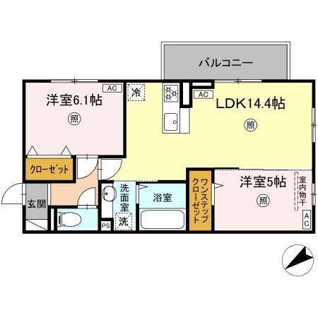 D-ROOM パレットハウス（301） 間取り図画像