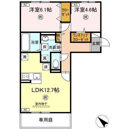 ランドマークⅡ（103） 間取り図画像