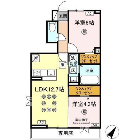 ラ・シャルール コガ（105） 間取り図画像