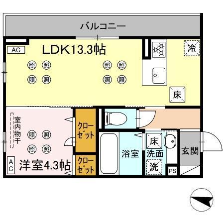 グレースメゾン/コンフォートメゾン　グレ（105） 間取り図画像