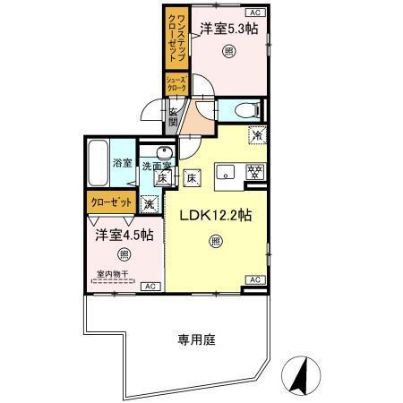 グレースメゾン/コンフォートメゾン　コン（101） 間取り図画像