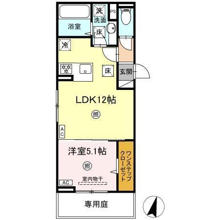 グレースメゾン/コンフォートメゾン　コン（102） 間取り図画像