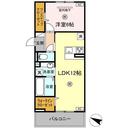 TORISIA古閑（305） 間取り図画像