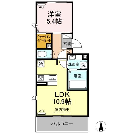 カーメラ（206） 間取り図画像