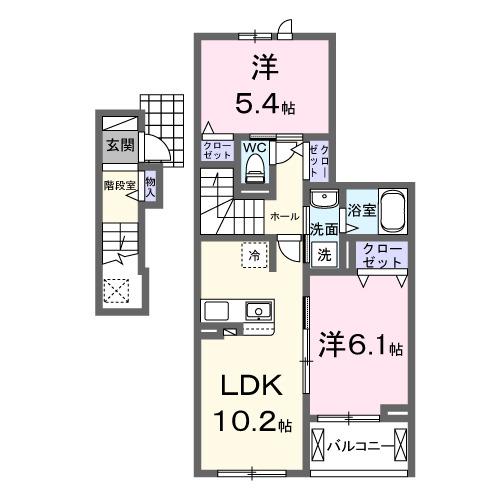 セントラルガーデンハウス（203） 間取り図画像