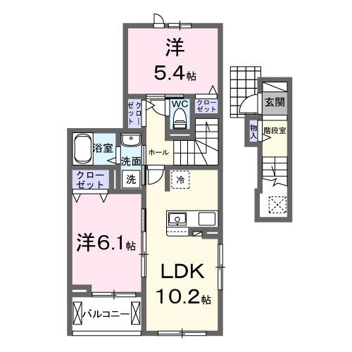 セントラルガーデンハウス（201） 間取り図画像