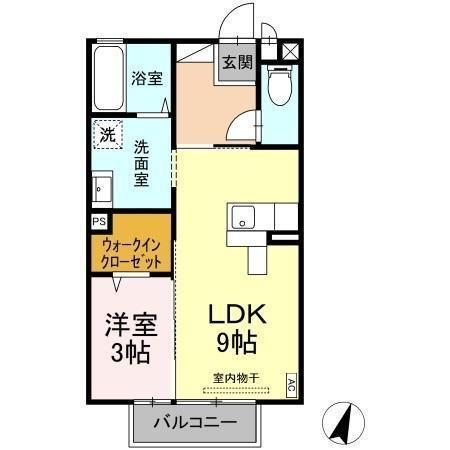 スノーフレーク（201） 間取り図画像