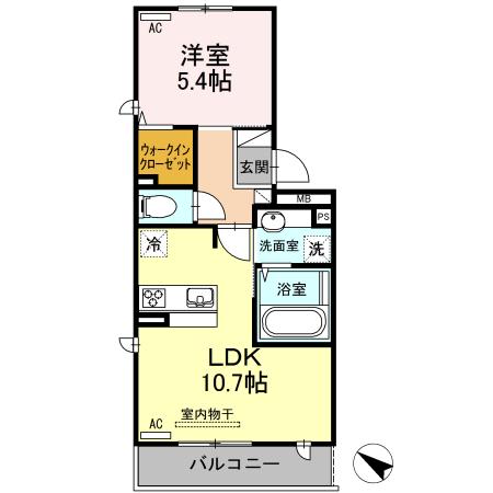 シェラール・インター（205） 間取り図画像