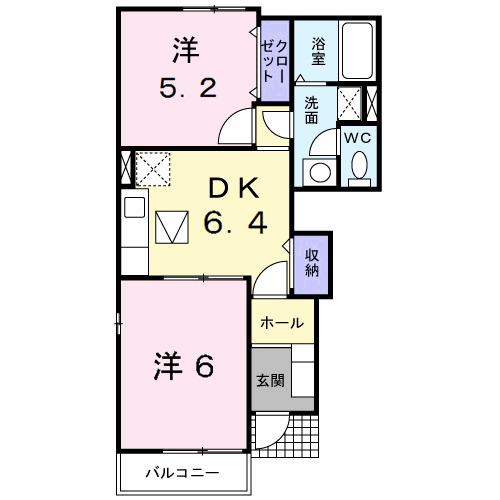 ＡＵＢＥ　Ｃ（101） 間取り図画像