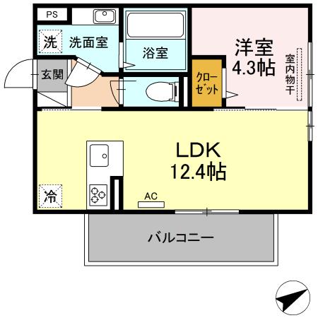 ボナール・三ツ石（305） 間取り図画像