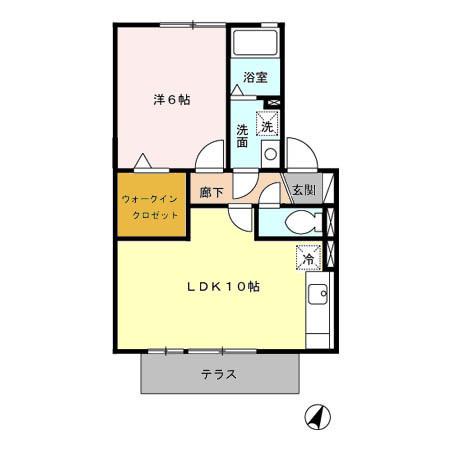 コンフィデンスK．S（102） 間取り図画像