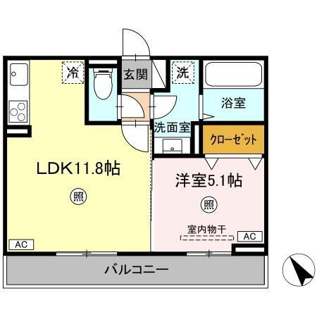 D-room N（210） 間取り図画像