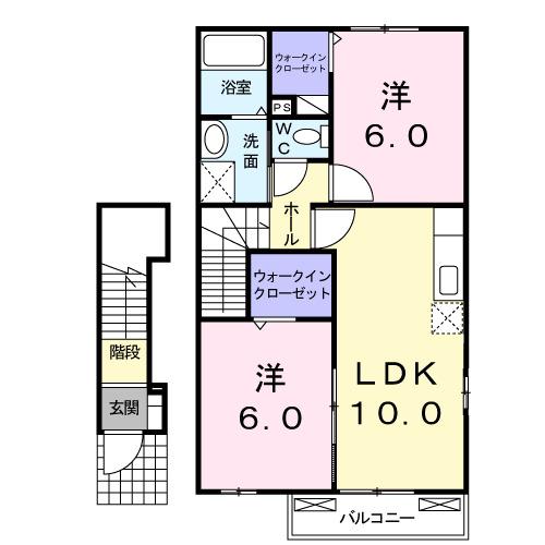モデルヌＢ（202） 間取り図画像