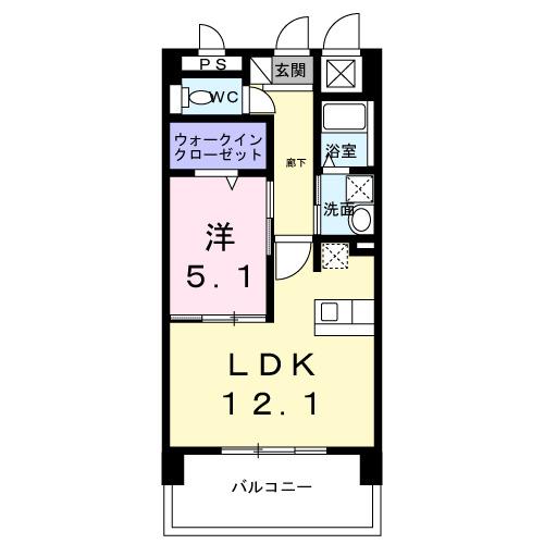 Ｍ．Ｅｔｅｒｎａｌ　Ｐｌａｃｅ（703） 間取り図画像