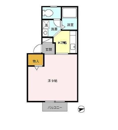 プレジールＴＹ（101） 間取り図画像