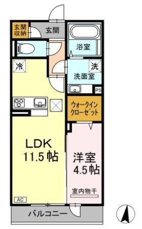 サニーヒル（102） 間取り図画像