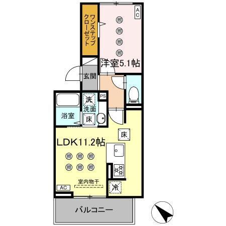グランフォレ下南部（101） 間取り図画像