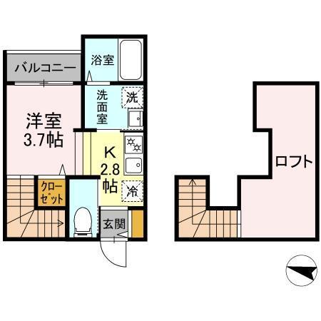 MODERN PALAZZO須屋　Balm（112） 間取り図画像