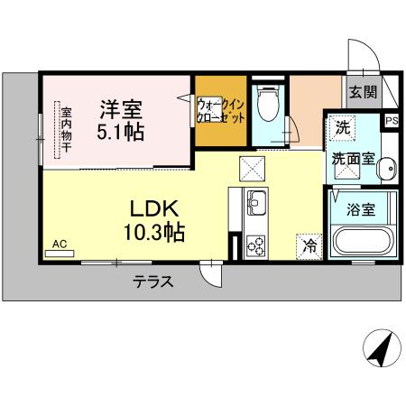 フローレンス（103） 間取り図画像