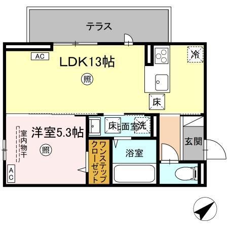 SARASA（103） 間取り図画像