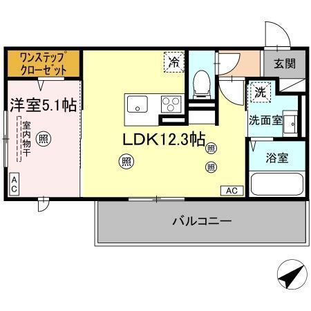 SARASA（303） 間取り図画像