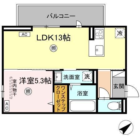 SARASA（305） 間取り図画像