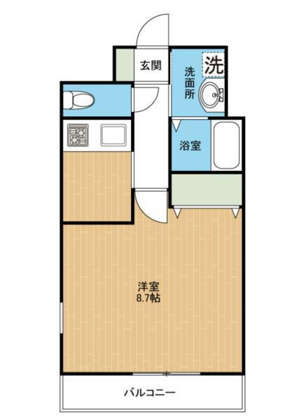 クロノス29新町（1003） 間取り図画像