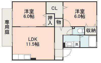 グランメール　Ｄ棟（110） 間取り図画像